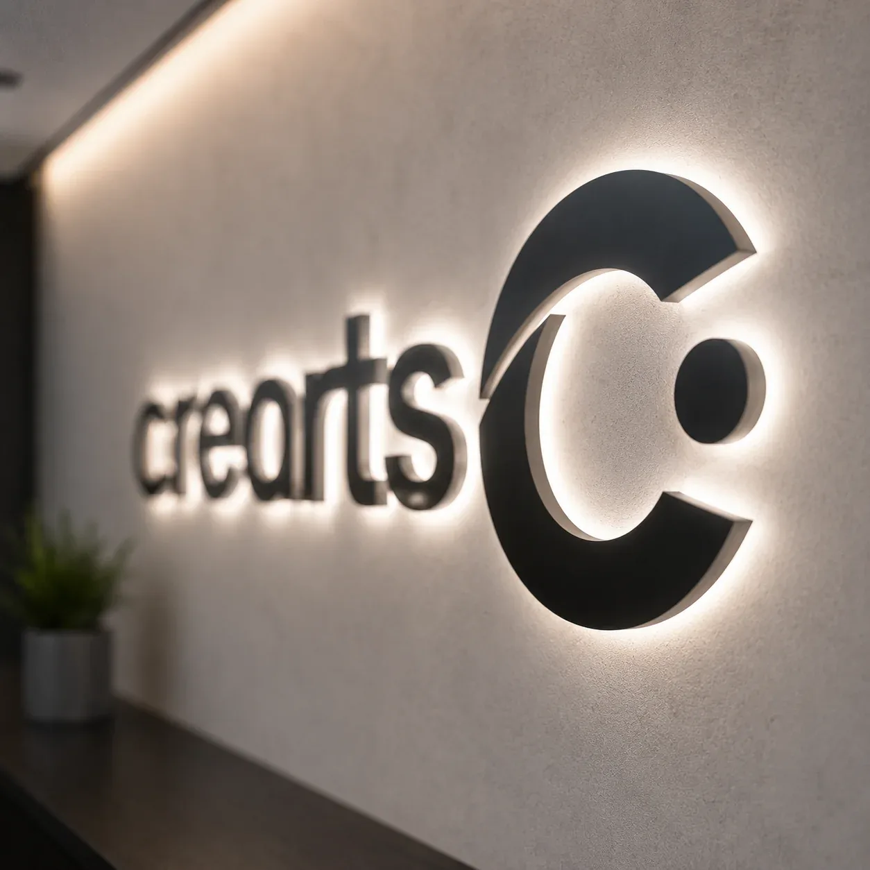 Equipo Crearts trabajando en la agencia de Barcelona