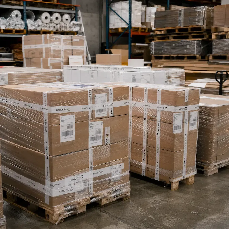 Producción offset de grandes tiradas coordinada por Crearts en Barcelona