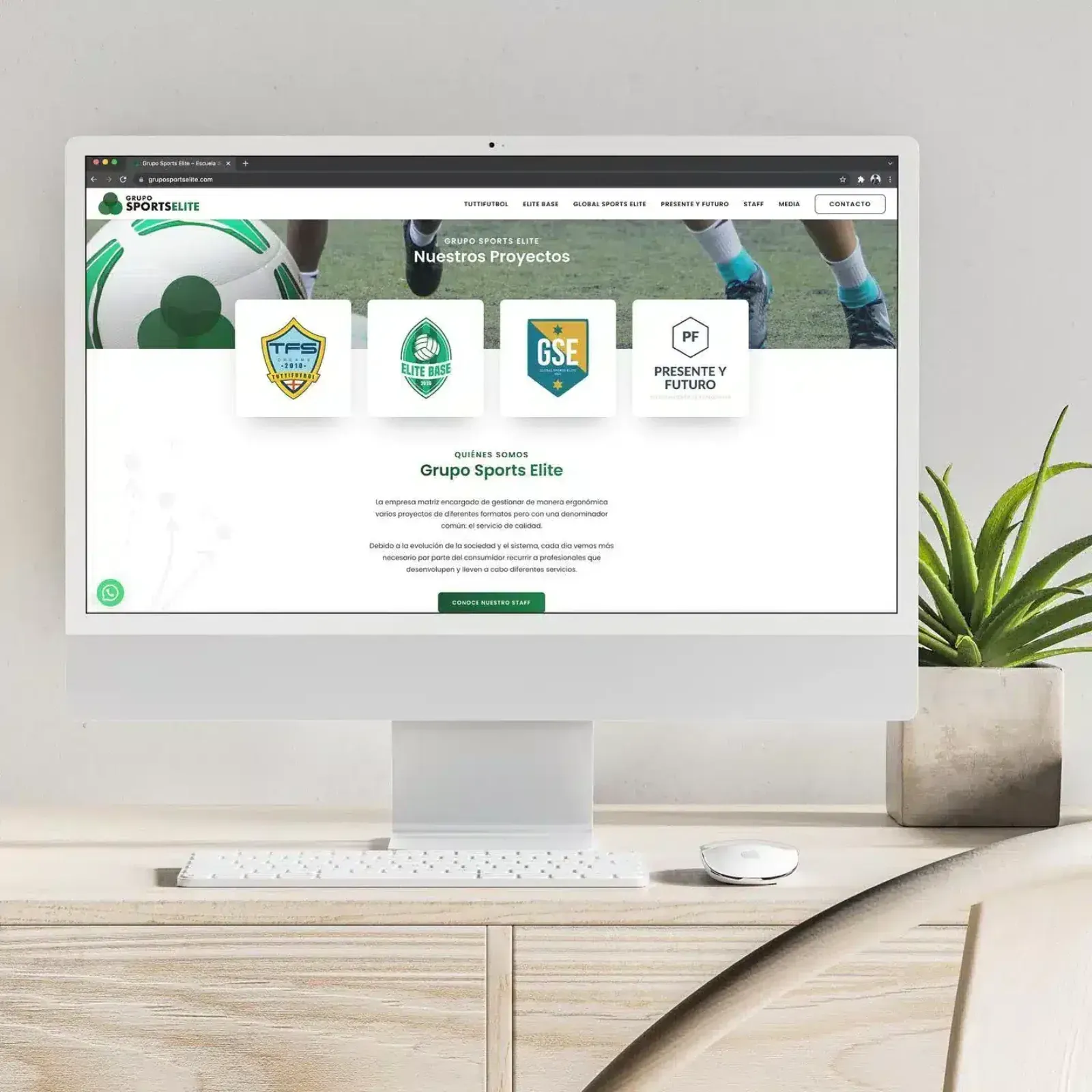Grupo Sports Elite — proyecto Crearts