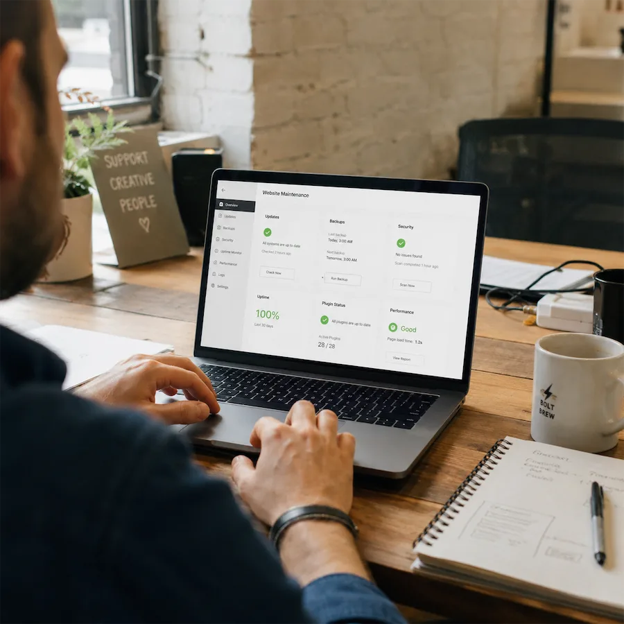 Manteniment WordPress professional per l'equip Crearts