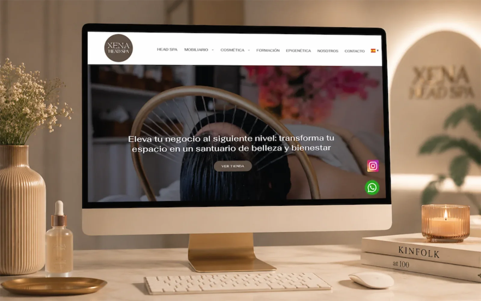 Xena Head Spa — proyecto Crearts